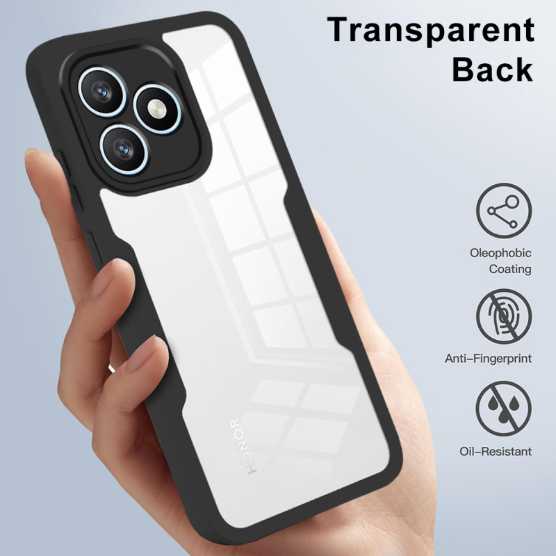 360 Full Protection Case for Honor X8D Cover Built-in Screen Protector