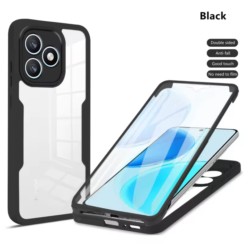 360 Full Protection Case for Honor X8D Cover Built-in Screen Protector