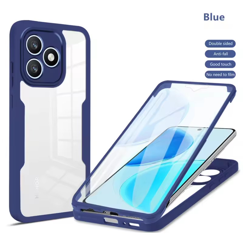 360 Full Protection Case for Honor X8D Cover Built-in Screen Protector