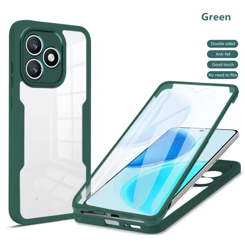 360 Full Protection Case for Honor X8D Cover Built-in Screen Protector