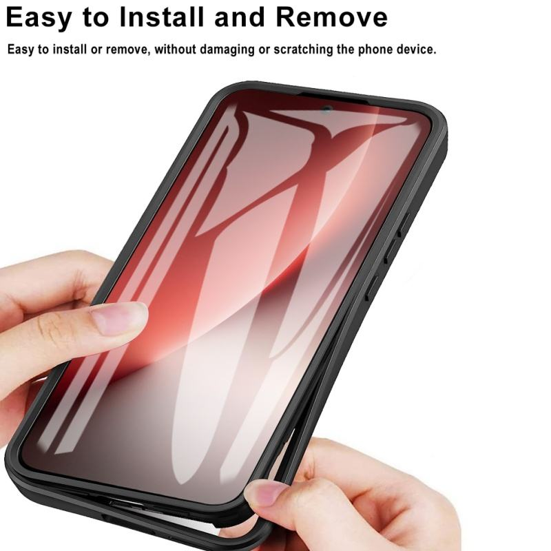 360 Full Protection Case for Honor X9D/Honor X70 Cover Built-in Screen Protector
