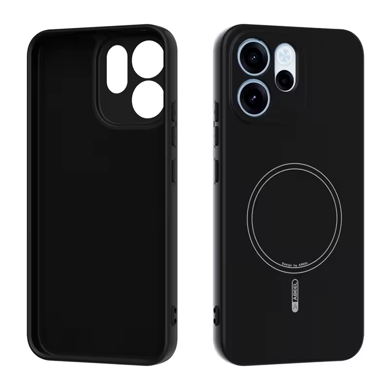 Magnetic Case for OPPO Reno 15F 5G (6.57" inch), Soft TPU Anti-Scratch Microfiber Lining, Slim Liquid Silicone Shockproof Protective Cover