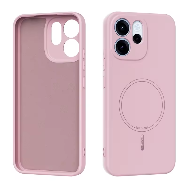 Magnetic Case for OPPO Reno 15F 5G (6.57" inch), Soft TPU Anti-Scratch Microfiber Lining, Slim Liquid Silicone Shockproof Protective Cover