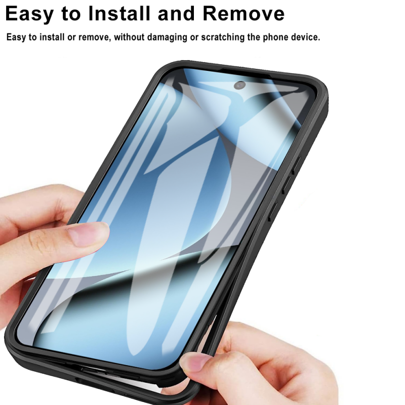 360 Full Protection Case for Google Pixel 10 Pro XL 10 Pro 9 Pro XL 9 Cover Built-in Screen Protector