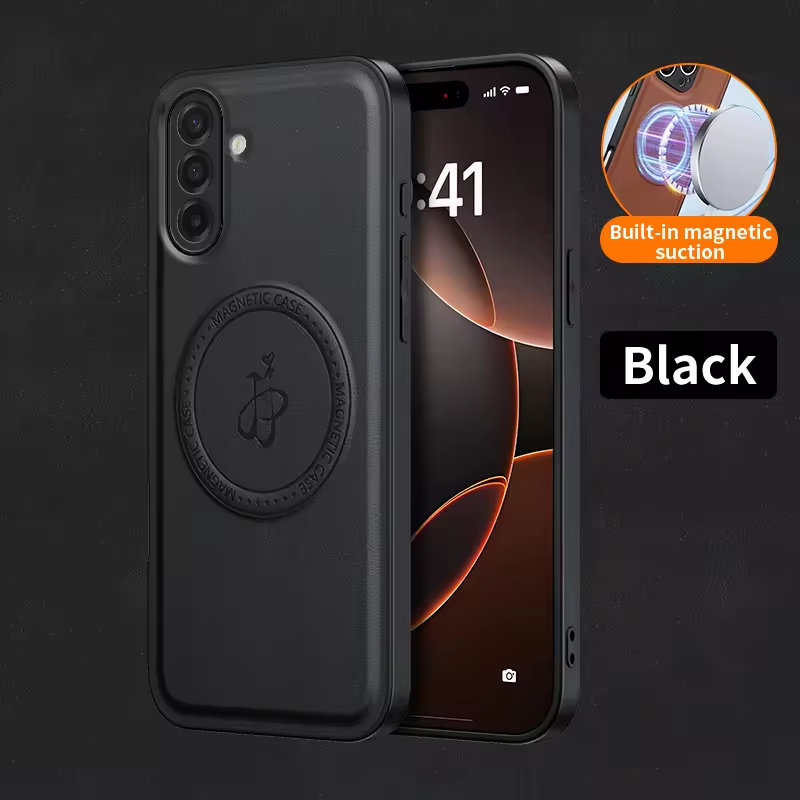 Durable Magnetic Bracket Phone Case,Suitable For Samsung Galaxy Note 20 Ultra A54 A55 A16 A06 5G PU Leather Bracket Anti Drop And Shockproof Back Cover