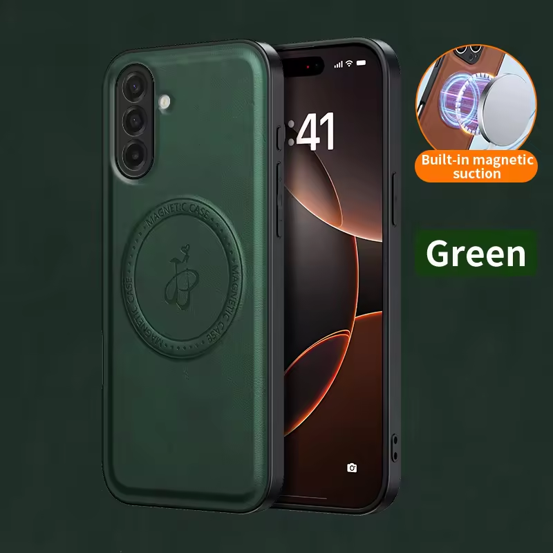 Durable Magnetic Bracket Phone Case,Suitable For Samsung Galaxy Note 20 Ultra A54 A55 A16 A06 5G PU Leather Bracket Anti Drop And Shockproof Back Cover