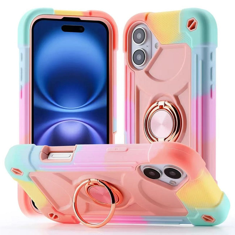 3 In1 Hybrid Armor Shockproof Phone Case