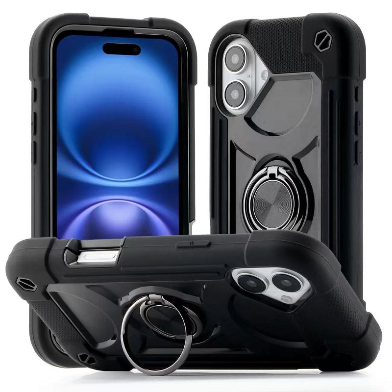 3 In1 Hybrid Armor Shockproof Phone Case