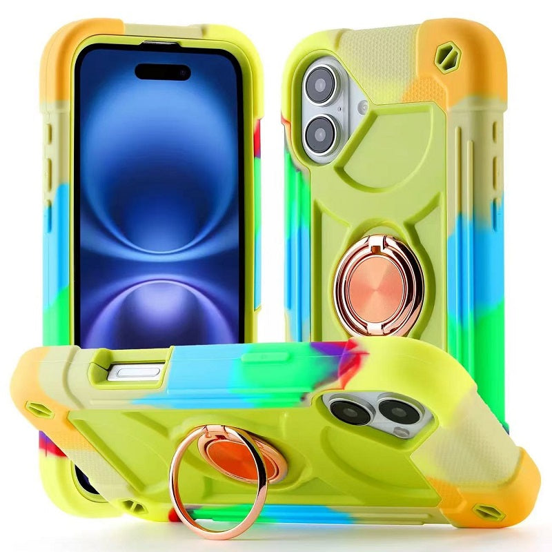 3 In1 Hybrid Armor Shockproof Phone Case