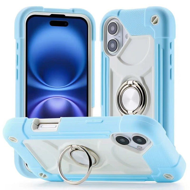 3 In1 Hybrid Armor Shockproof Phone Case