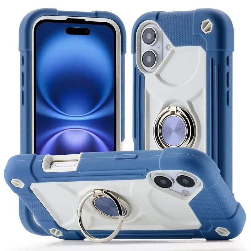 3 In1 Hybrid Armor Shockproof Phone Case