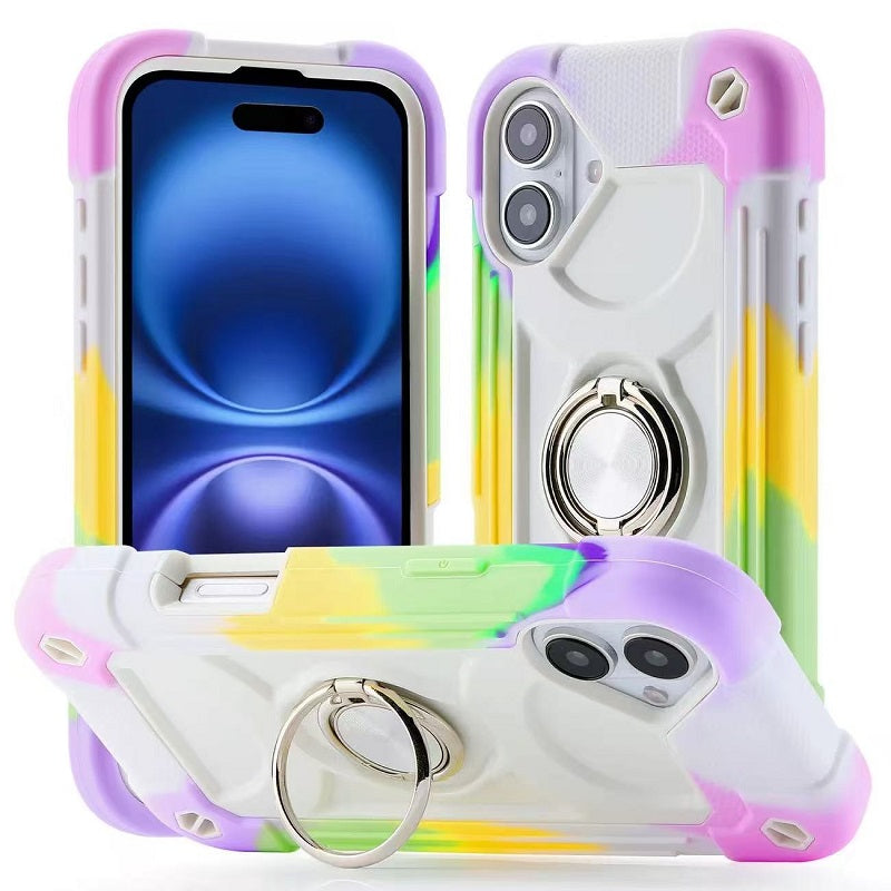 3 In1 Hybrid Armor Shockproof Phone Case