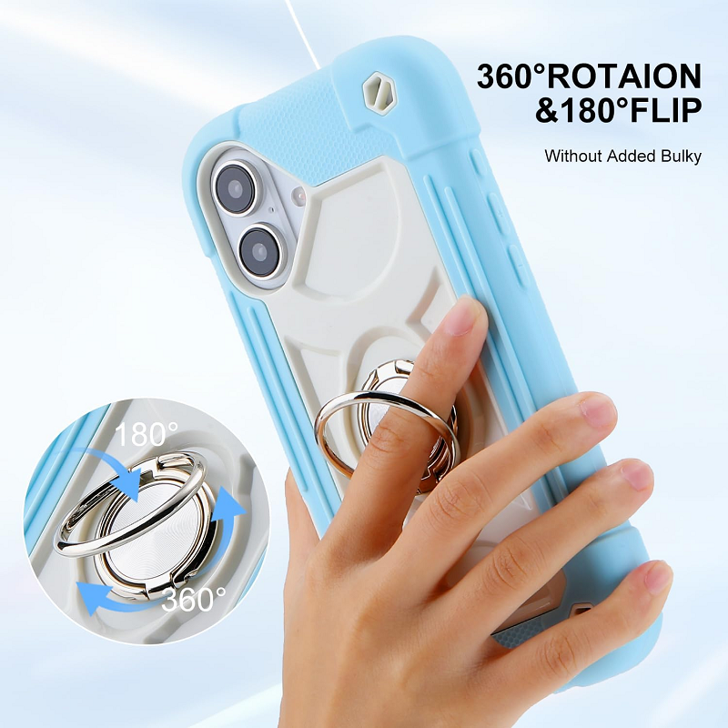 3 In1 Hybrid Armor Shockproof Phone Case