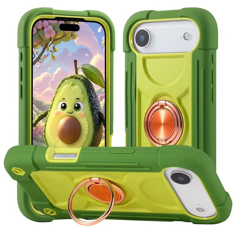 3 In1 Hybrid Armor Shockproof Phone Case for iPhone 17 Air