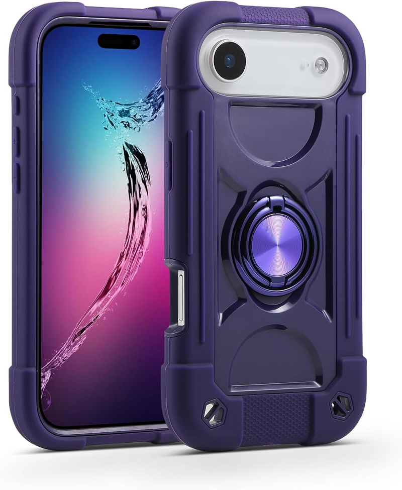 3 In1 Hybrid Armor Shockproof Phone Case for iPhone 17 Air