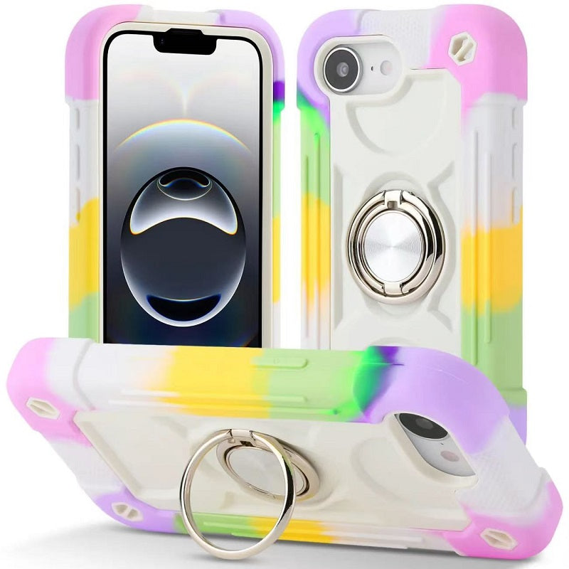 3 In1 Hybrid Armor Shockproof Phone Case for iPhone 17e/16e