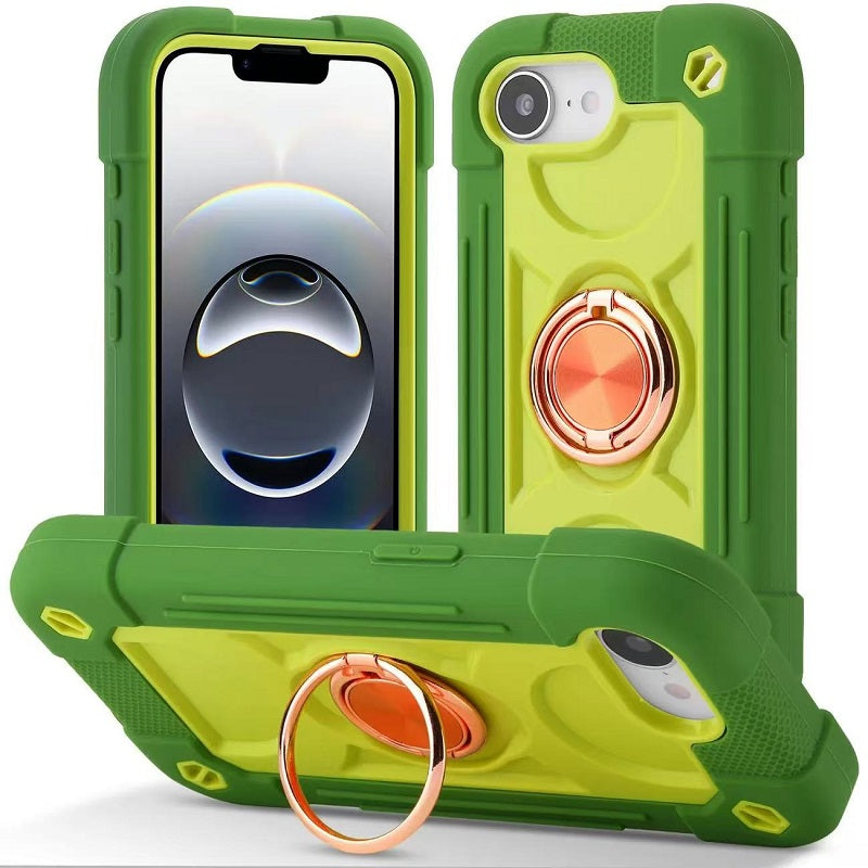 3 In1 Hybrid Armor Shockproof Phone Case for iPhone 17e/16e