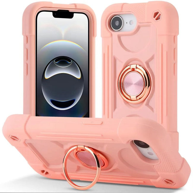 3 In1 Hybrid Armor Shockproof Phone Case for iPhone 17e/16e