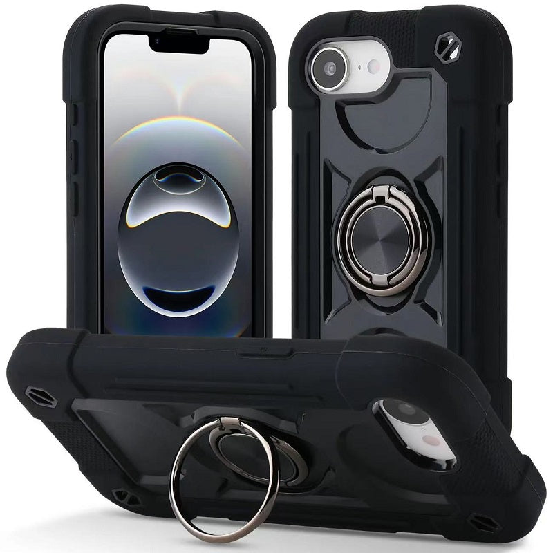 3 In1 Hybrid Armor Shockproof Phone Case for iPhone 17e/16e