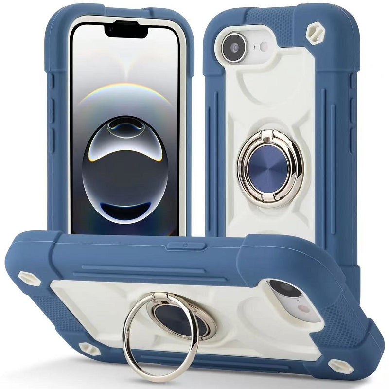 3 In1 Hybrid Armor Shockproof Phone Case for iPhone 17e/16e
