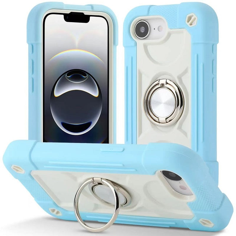 3 In1 Hybrid Armor Shockproof Phone Case for iPhone 17e/16e