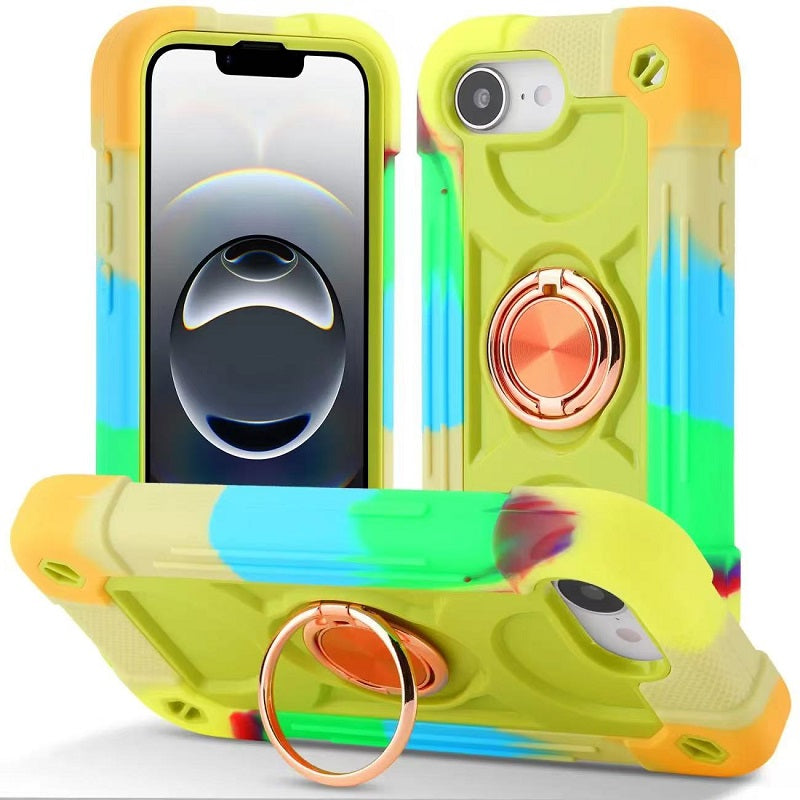 3 In1 Hybrid Armor Shockproof Phone Case for iPhone 17e/16e