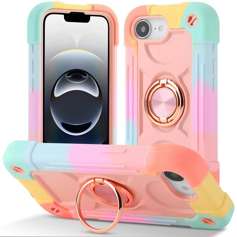 3 In1 Hybrid Armor Shockproof Phone Case for iPhone 17e/16e