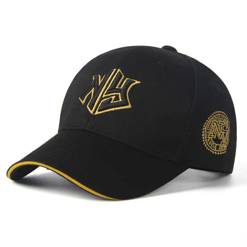 Men's and Women's Baseball Cap with Embroidered Letters - 1 PCS