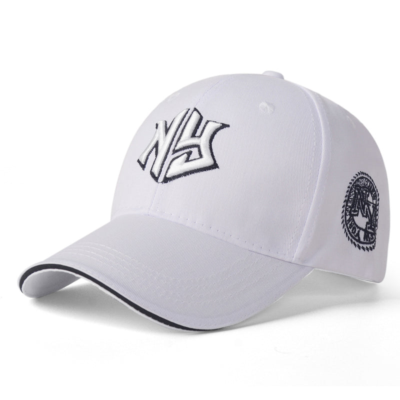 Men's and Women's Baseball Cap with Embroidered Letters - 1 PCS