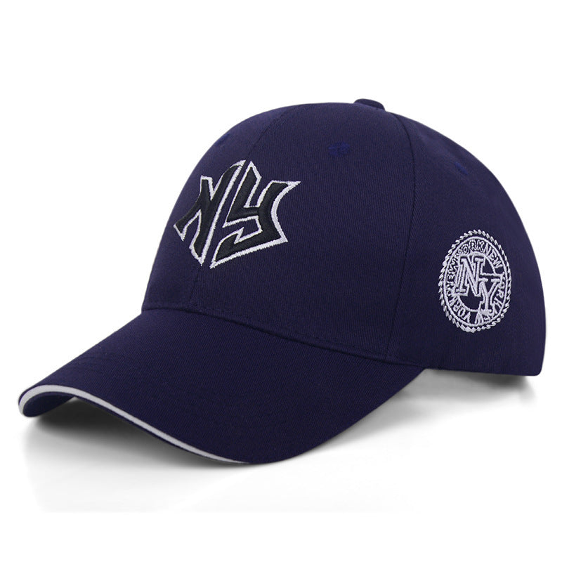 Men's and Women's Baseball Cap with Embroidered Letters - 1 PCS