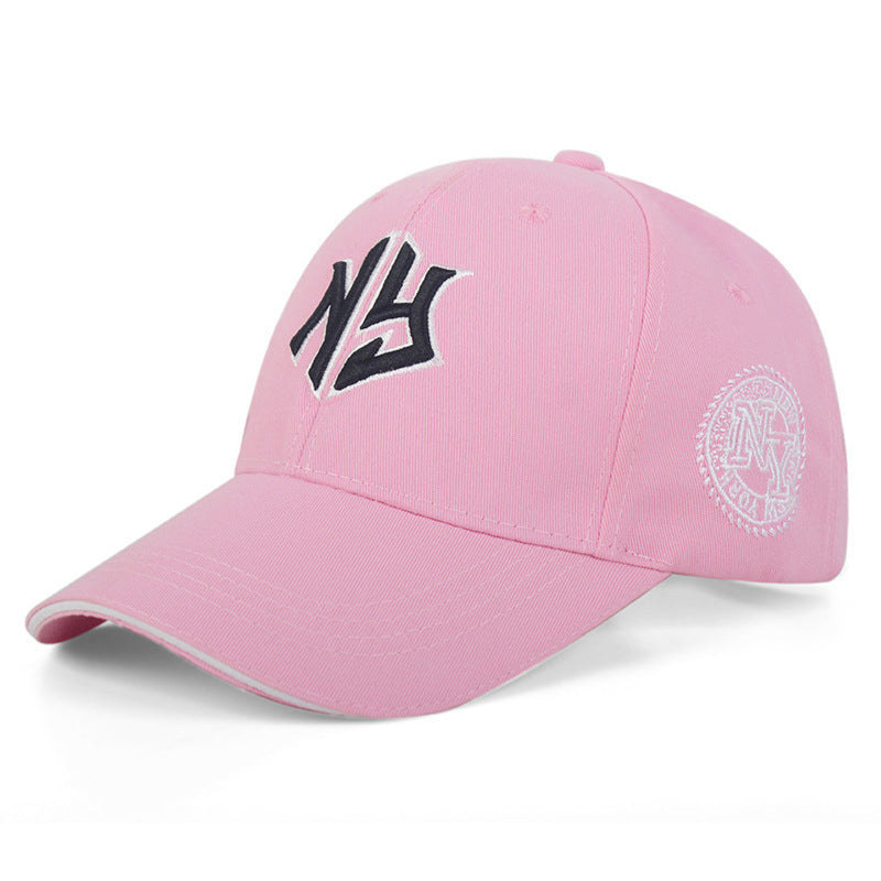 Men's and Women's Baseball Cap with Embroidered Letters - 1 PCS