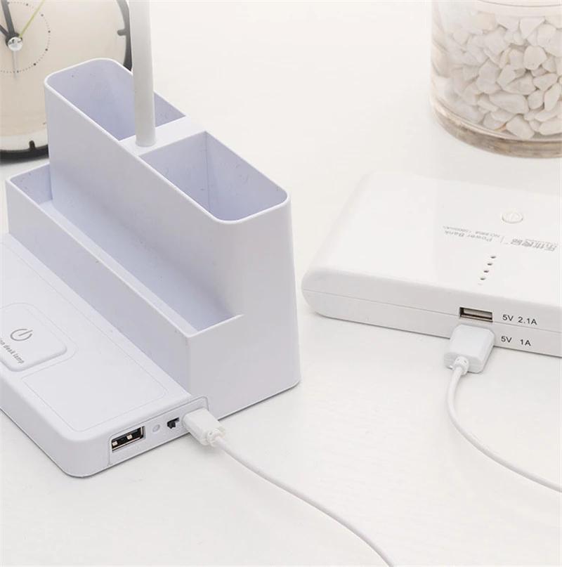 Creative 3 in1 LED Crew Pen Desk Pen Light USB Charging