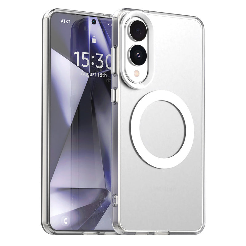 Phone Case for Samsung Galaxy S25 Edge, Compatible with Magsafe,Shockproof Magnetic Case Cover