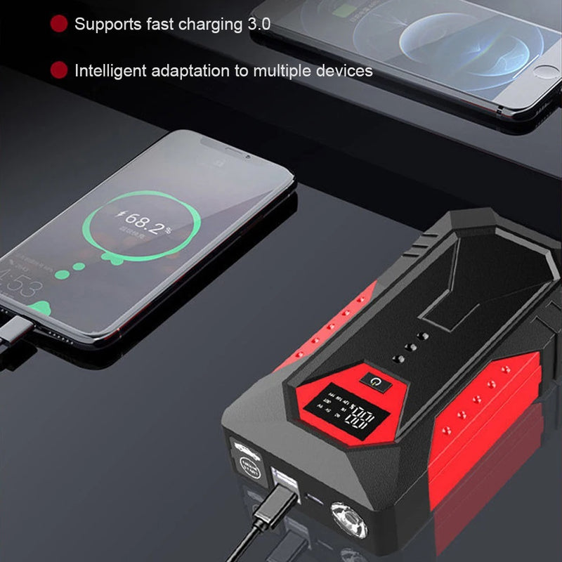 Car Jump Starter 18000mAh Power Bank Petrol Diesel Car Battery Charger Starting