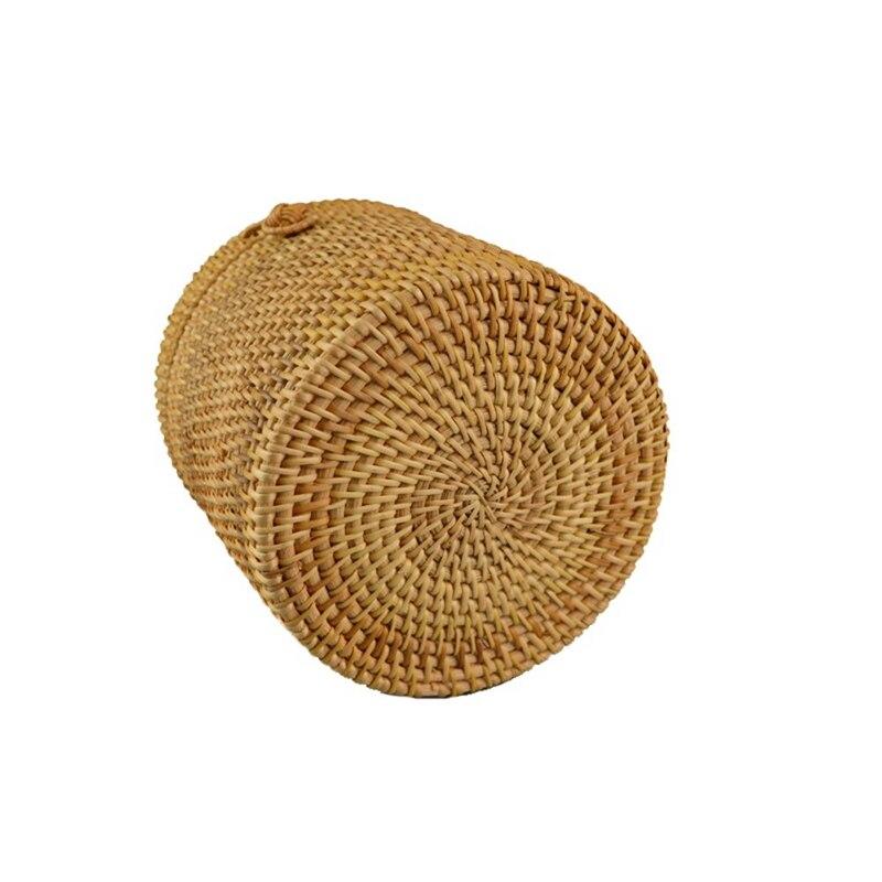 Round Toilet Paper Dispenser Rattan Towel suitable for Bathroom at Home, &  Hotel