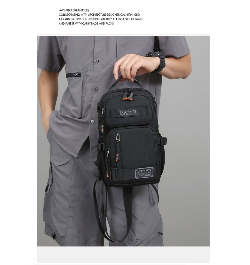Large Capacity Chest Bag Versatile Multi-Functional Shoulder Crossbody