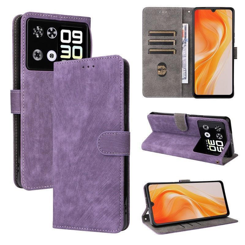 Flip Cover for Cubot P90 PU Leather Phone Case [RFID Blocking] With Hand Strap