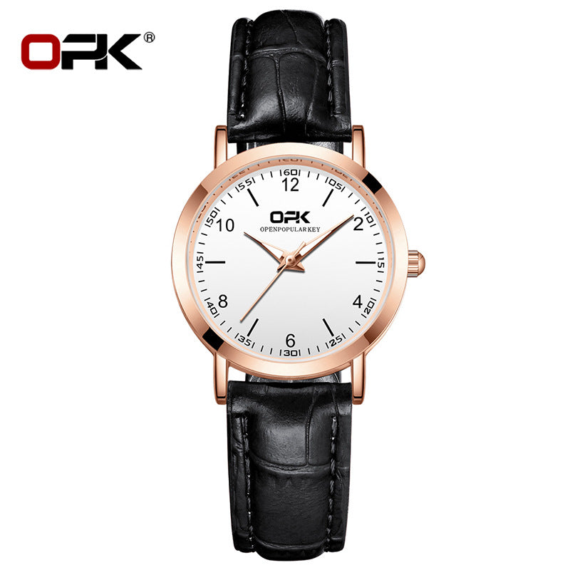 OPK Women Watches Quartz Watch Leather Strap