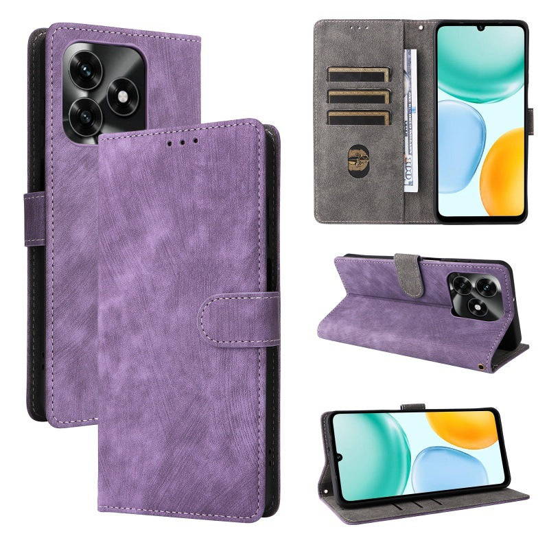Flip Cover for Honor Play10A PU Leather Phone Case [RFID Blocking] With Hand Strap