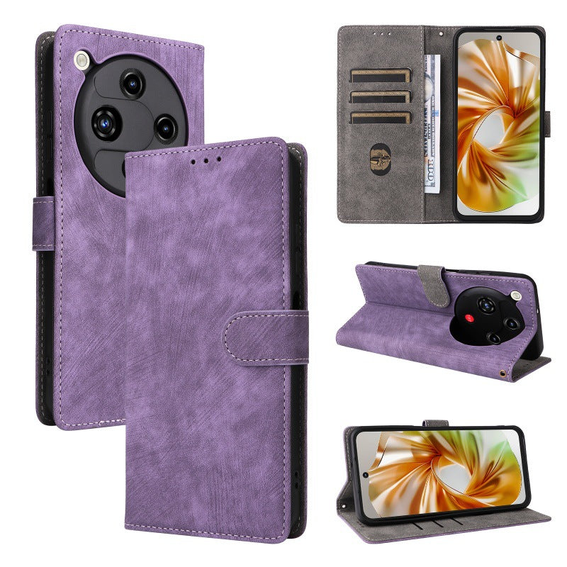 Flip Cover for ZTE nubia Focus 2 PU Leather Phone Case [RFID Blocking] With Hand Strap