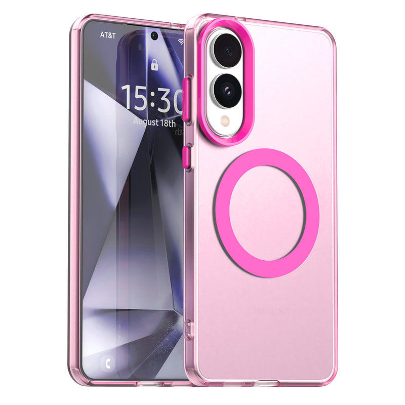 Phone Case for Samsung Galaxy S25 Edge, Compatible with Magsafe,Shockproof Magnetic Case Cover