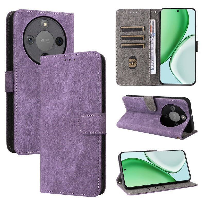 Flip Cover for Honor X9D PU Leather Phone Case [RFID Blocking] With Hand Strap
