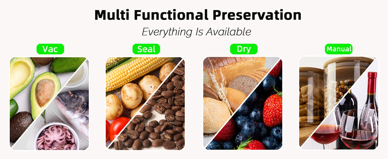 Food Vacuum Sealer Machine with Cutter Automatic and Manual Sealer Dry Moist Food Modes vacuum sealer