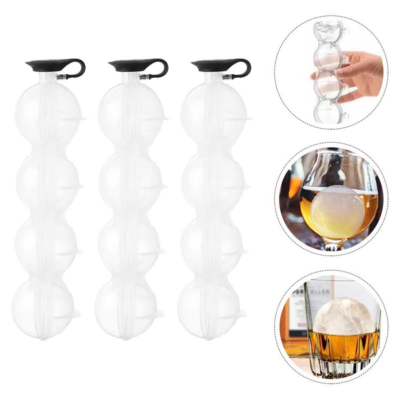 3pcs Round Refrigerator Shape Bar Ice Cube Shape suitable for Whisky
