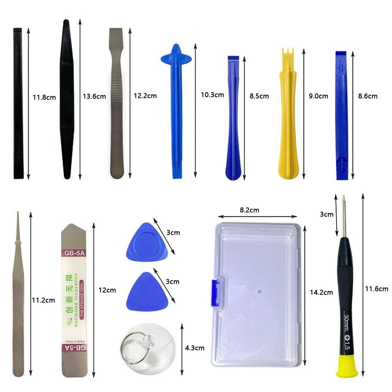 25 Piece Cellphone Tablet Repair Tool Kit Precision Screwdriver Set