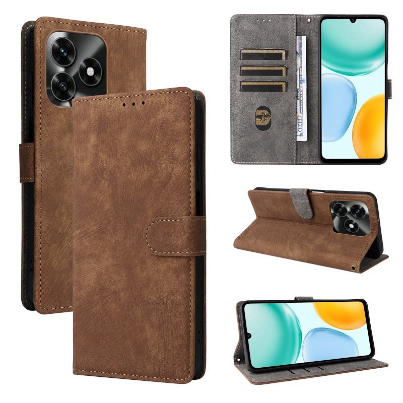 Flip Cover for Honor Play10A PU Leather Phone Case [RFID Blocking] With Hand Strap