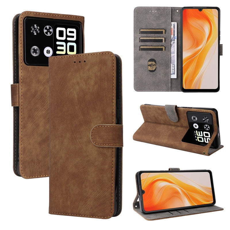 Flip Cover for Cubot P90 PU Leather Phone Case [RFID Blocking] With Hand Strap