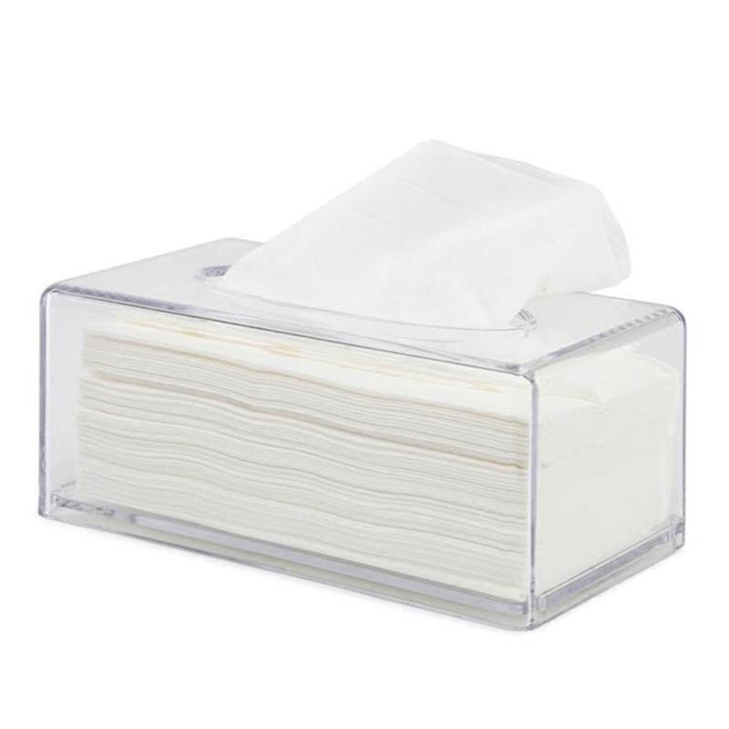 1 piece transparent towel box towel holder