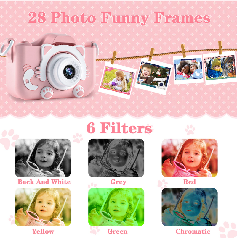 Children Camera 1080P Digital Video Camera Kids Camera