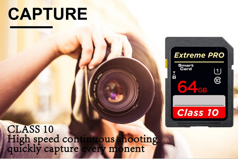 IPSTYLE Extreme Pro SD Card 16GB,32GB,64GB,128GB Class 10 Flash Memory Card